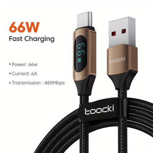 Cable USB C Carga Rápida