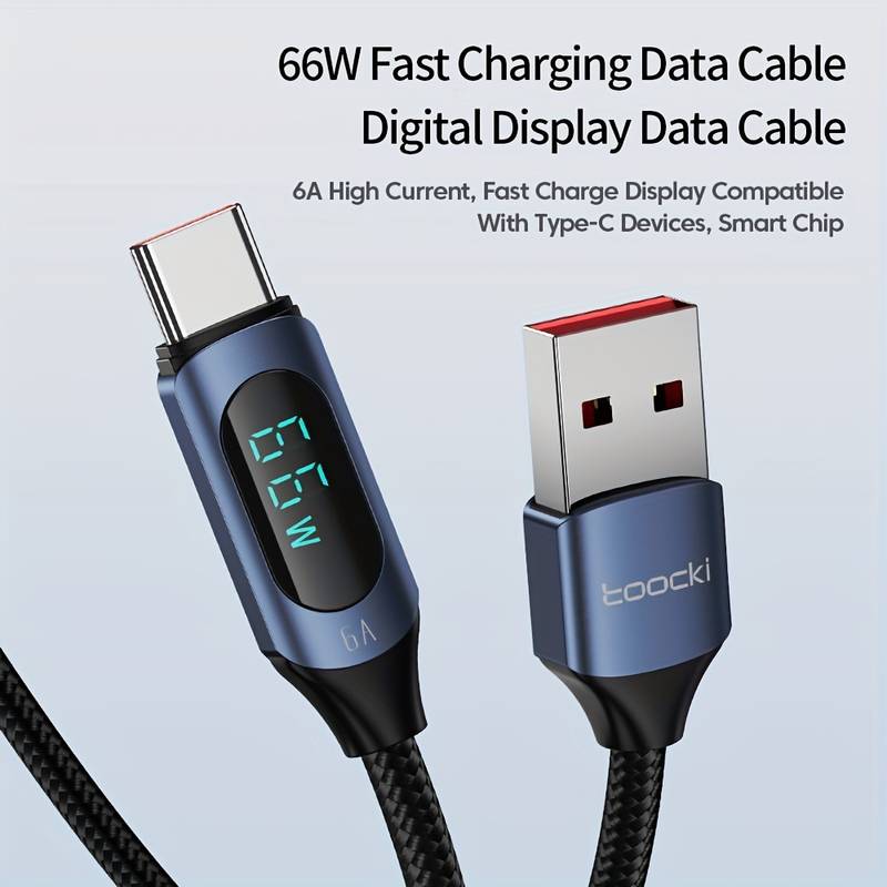 Cable USB C Carga Rápida