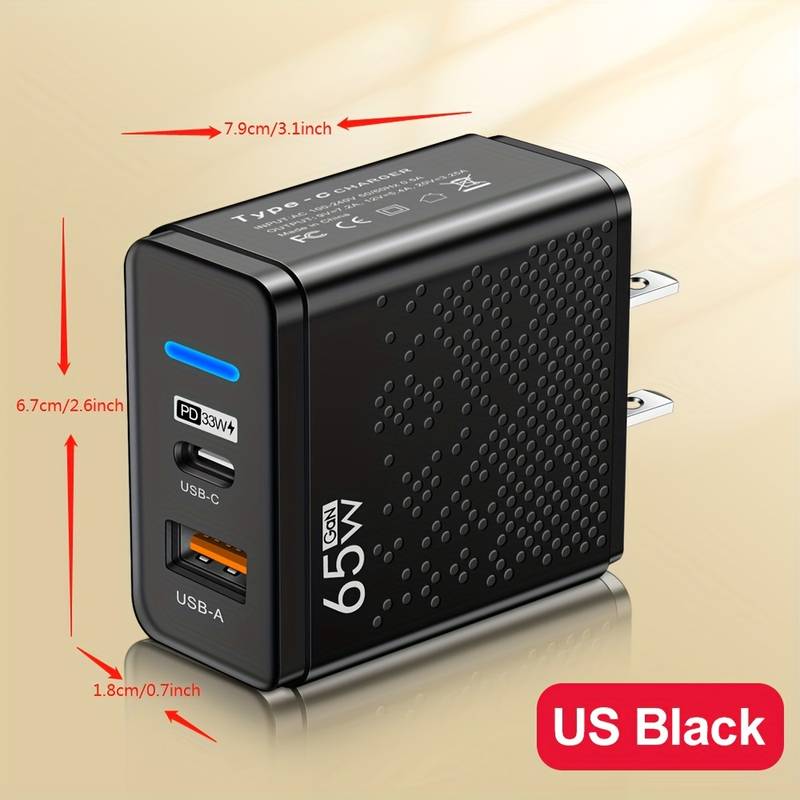 Cargador USB 65W