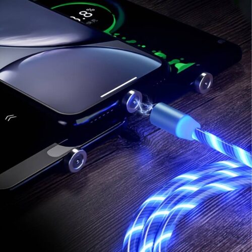 USB LED Glow Flowing Cable De Carga